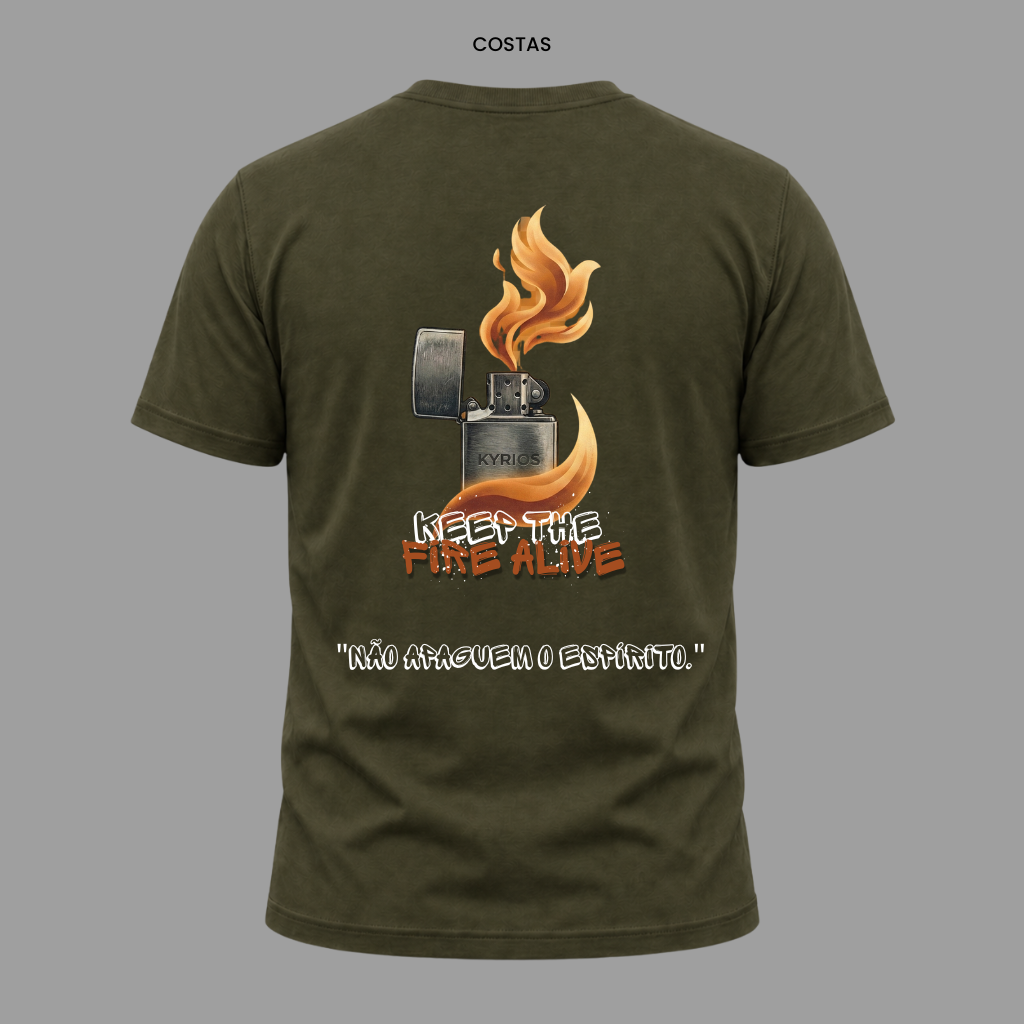 Camiseta Cristã 1 Tessalonicenses 5:19 | Kyrios Club