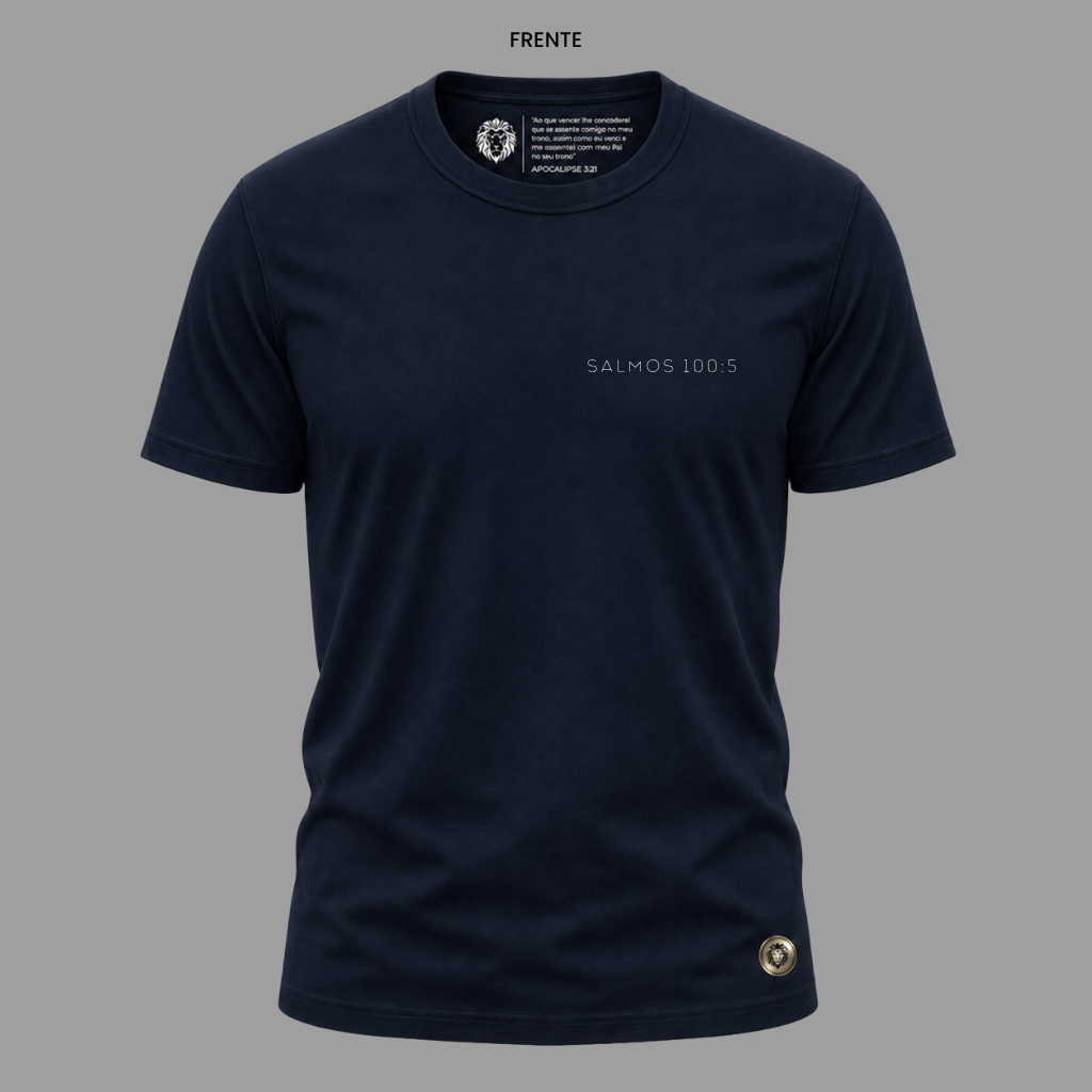 Camiseta Cristã Salmos 100:5 | Kyrios Club