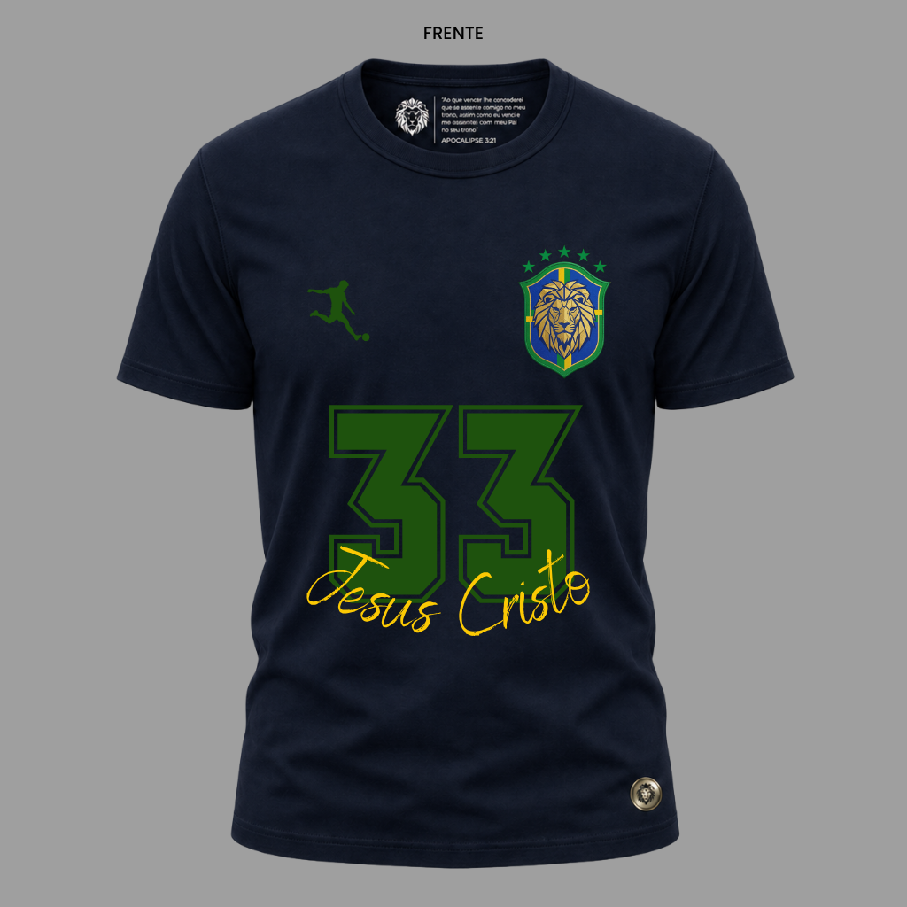 Camiseta Nação Eleita João 13:14 | Copa 2026 | Kyrios Club