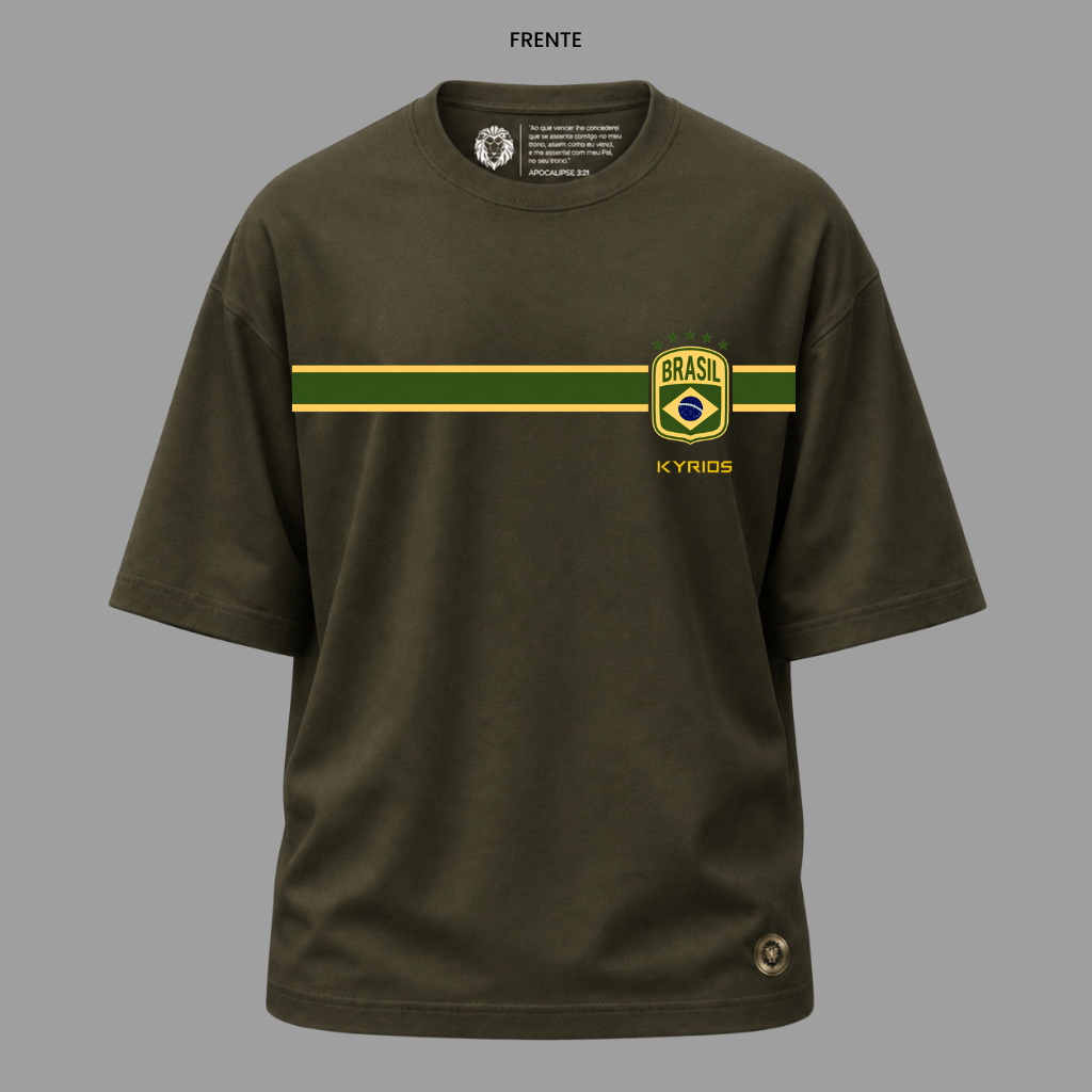 Camiseta Nação Eleita Salmos 33:12 | Copa 2026 | Kyrios Club