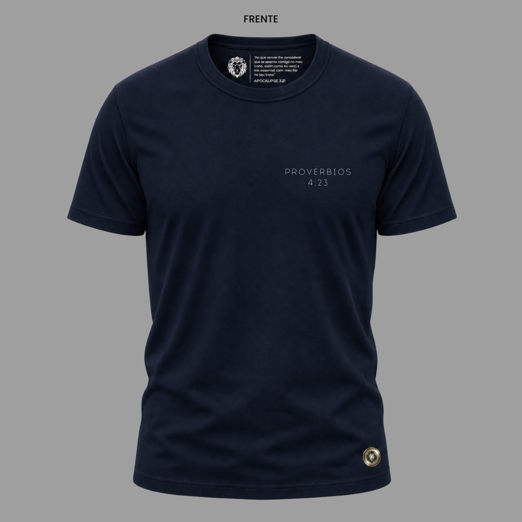 Camiseta Cristã Provérbios 4:23 | Kyrios Club