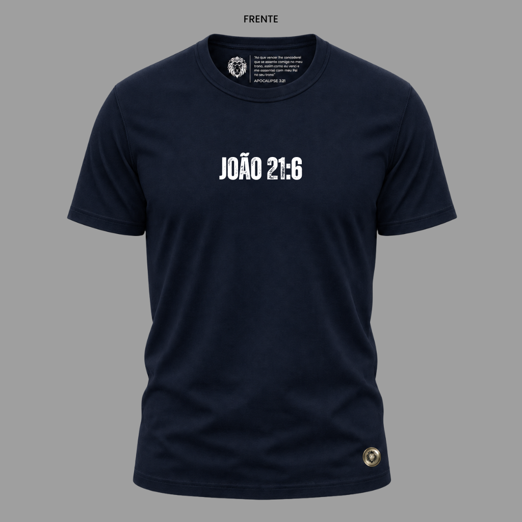 Camiseta Cristã João 21:6 | Kyrios Club