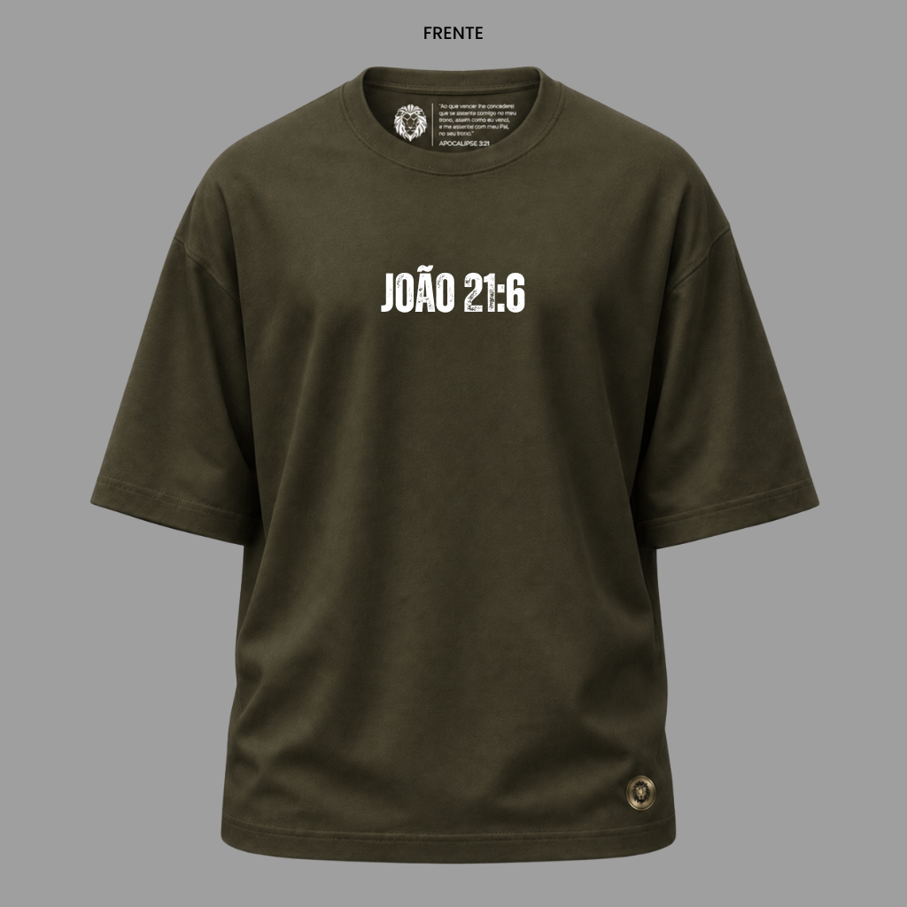 Camiseta Cristã João 21:6 | Kyrios Club