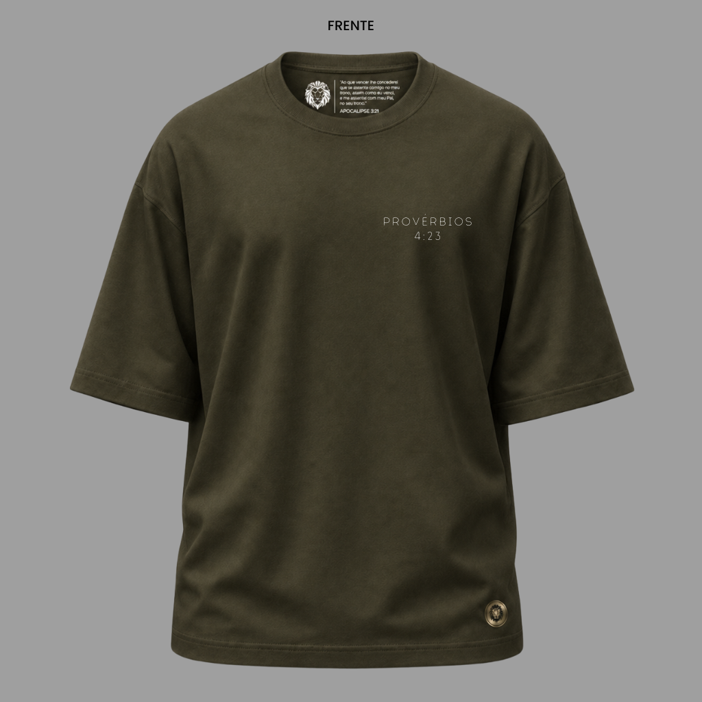 Camiseta Cristã Provérbios 4:23 | Kyrios Club