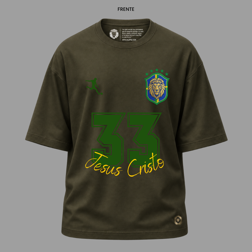 Camiseta Nação Eleita João 13:14 | Copa 2026 | Kyrios Club