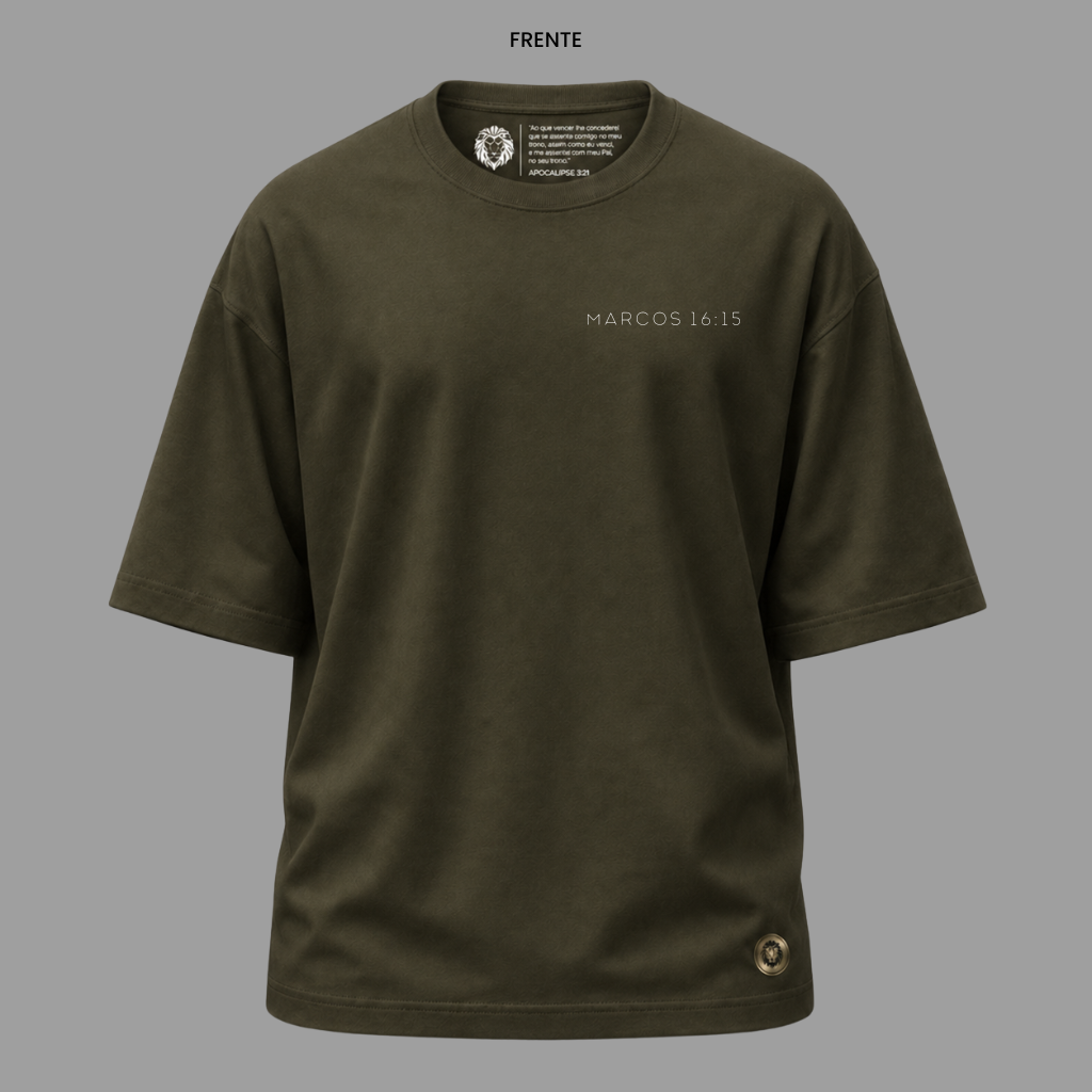 Camiseta Cristã Marcos 16:15 | Kyrios Club