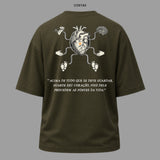 Camiseta Oversized Cristã Provérbios 4:23 | Kyrios Club