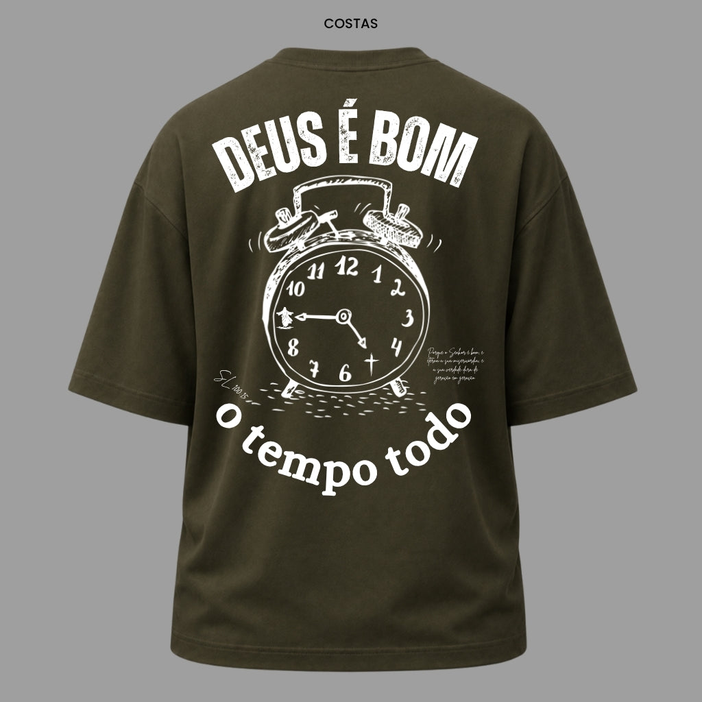 Camiseta Oversized Cristã Salmos 100:5 | Kyrios Club
