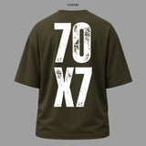 Camiseta Oversized Cristã Mateus 18:22 | Kyrios Club