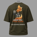 Camiseta Oversized Cristã 1 Tessalonicenses 5:19 | Kyrios Club