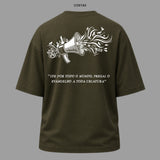 Camiseta Oversized Cristã Marcos 16:15 | Kyrios Club