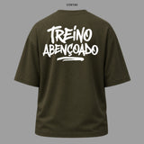 Camiseta Oversized Cristã Blessed Training | Kyrios Club