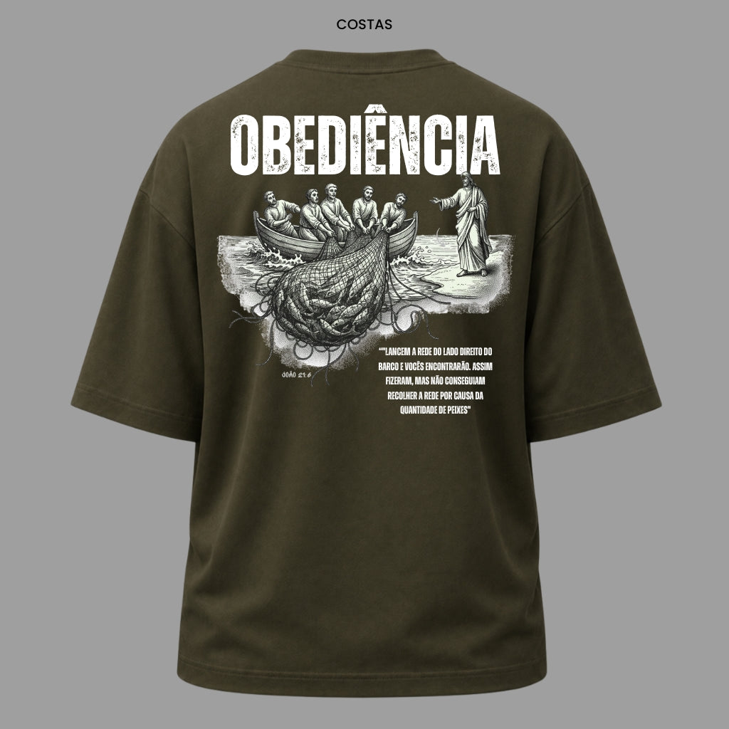 Camiseta Oversized Cristã João 21:6 | Kyrios Club