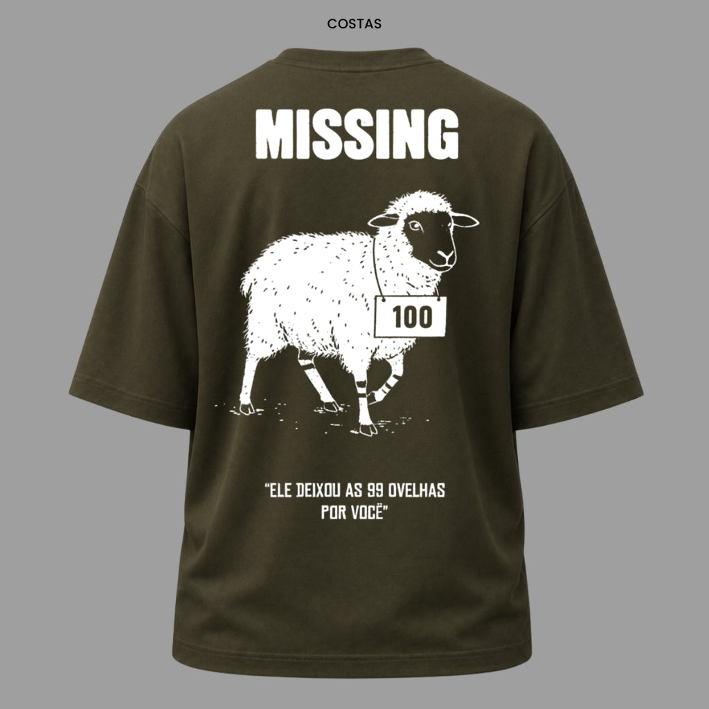 Camiseta Oversized Cristã Lucas 15:4 | Kyrios Club