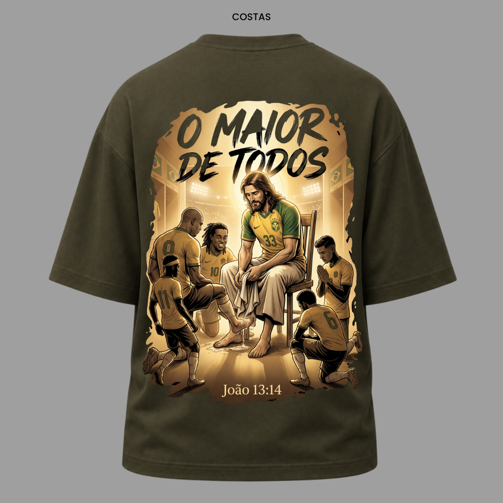 Camiseta Nação Eleita João 13:14 | Copa 2026 | Kyrios Club