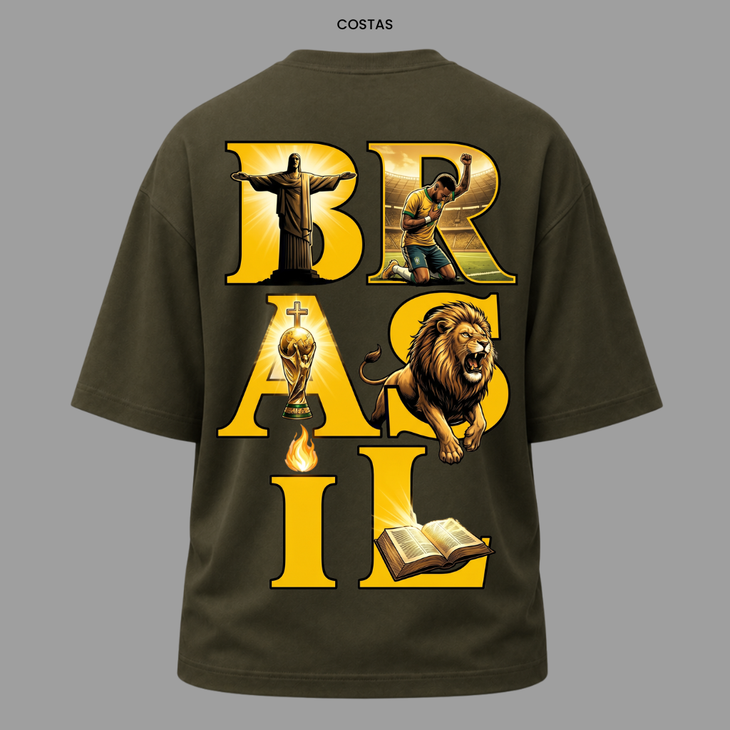 Camiseta Nação Eleita Brasil | Copa 2026 | Kyrios Club