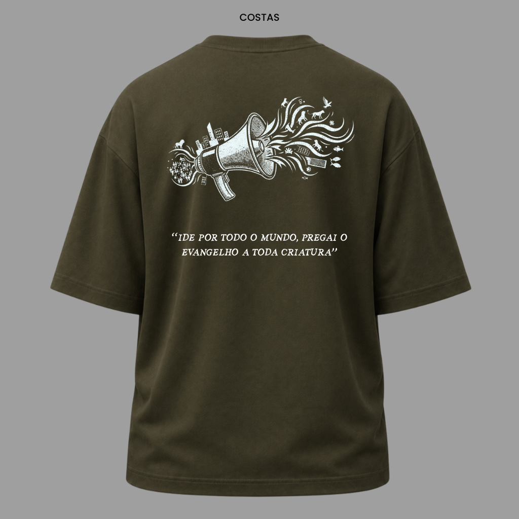 Camiseta Cristã Marcos 16:15 | Kyrios Club