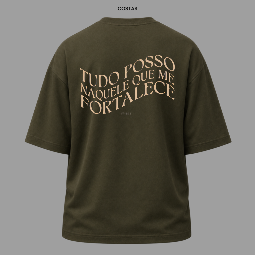 Camiseta Cristã Filipenses 4:13 | Kyrios Club