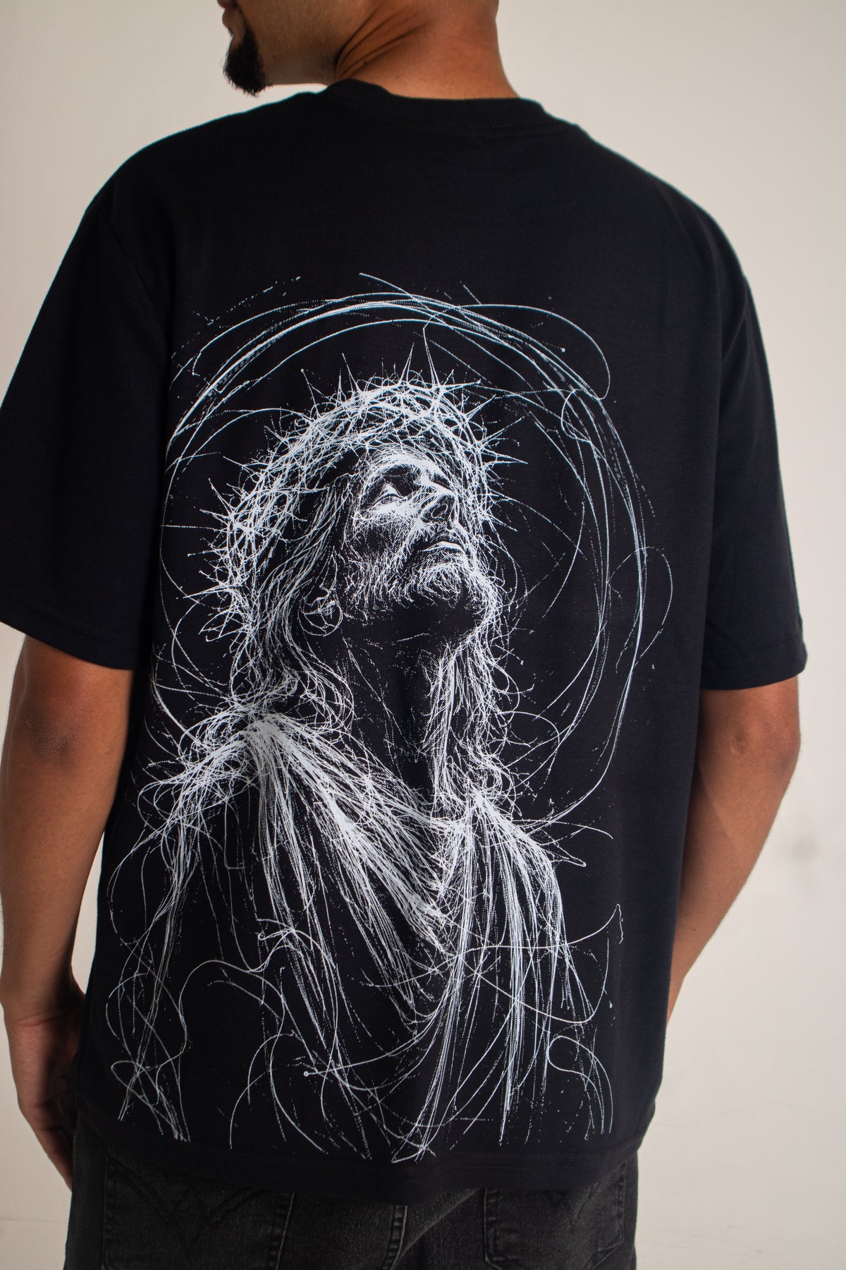 Camiseta Oversized ECCE HOMO (A Humilhação) - João 19:5