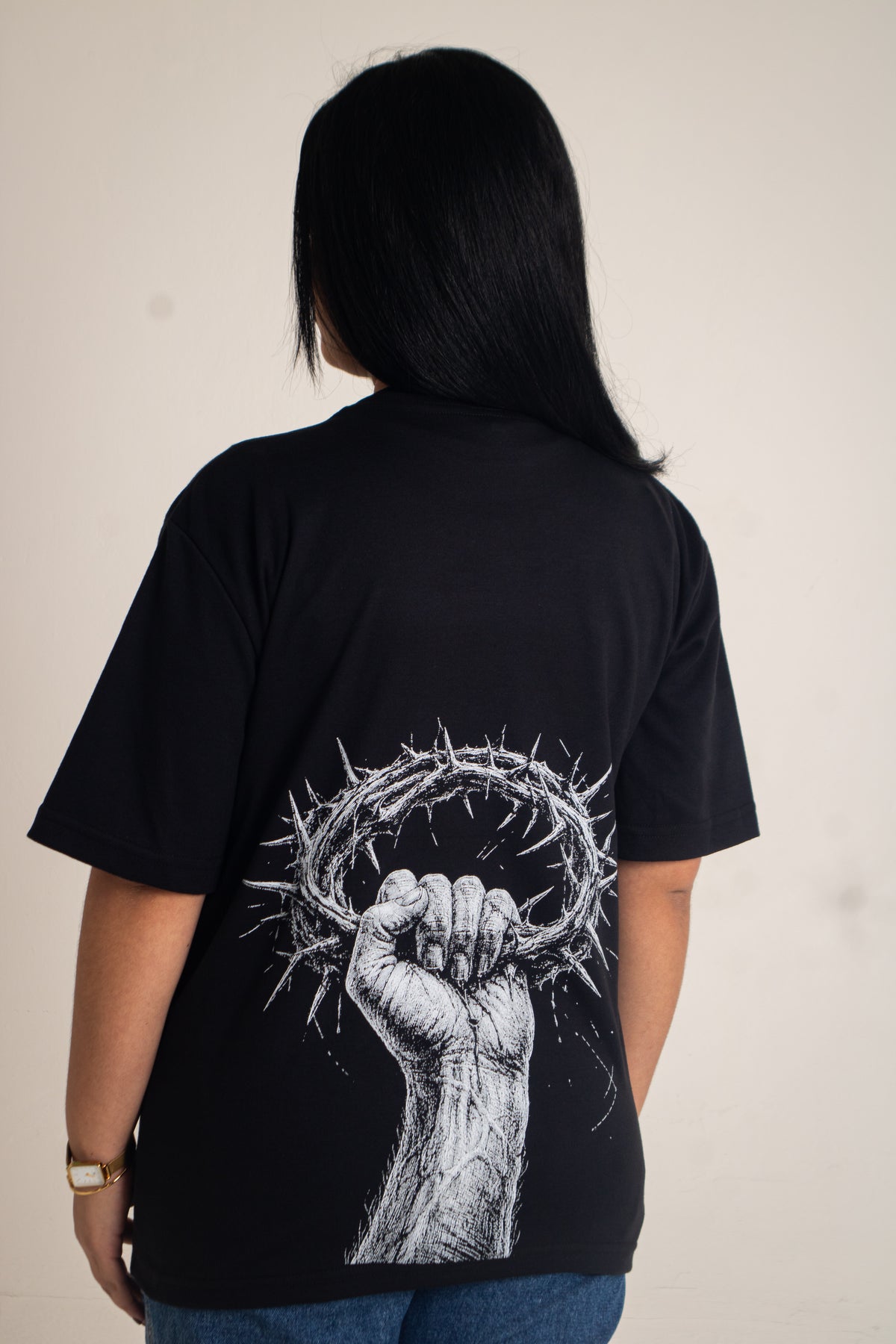Camiseta Oversized CORONA SPINEA (A Realeza) - Mateus 27-29