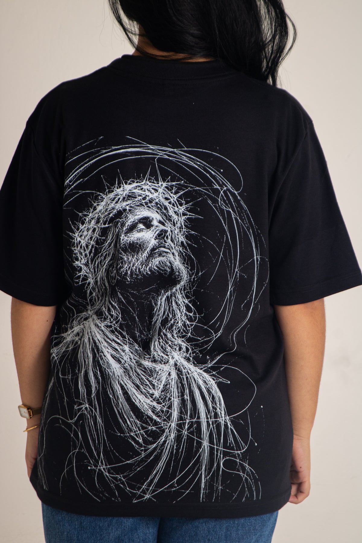 Camiseta Oversized ECCE HOMO (A Humilhação) - João 19:5
