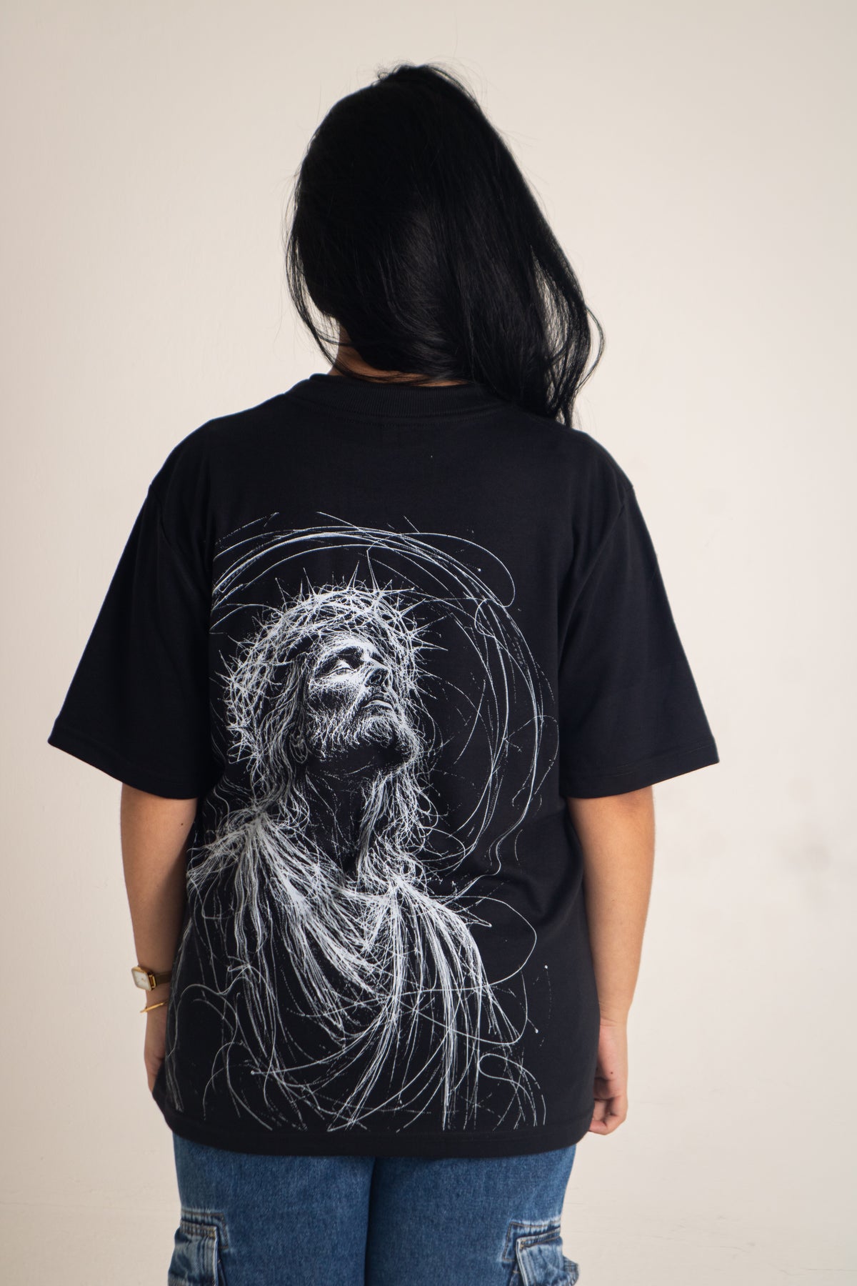 Camiseta Oversized ECCE HOMO (A Humilhação) - João 19:5
