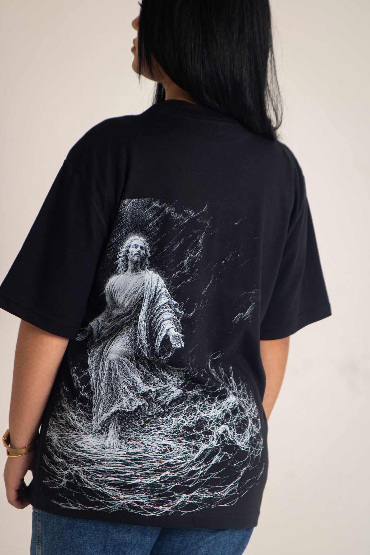 Camiseta Oversized SOU EU (A Soberania) - Mateus 14:27